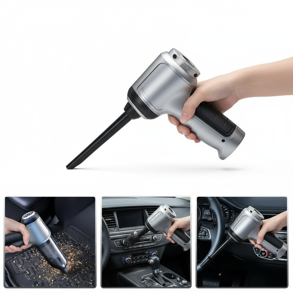 Vacuum in use in car